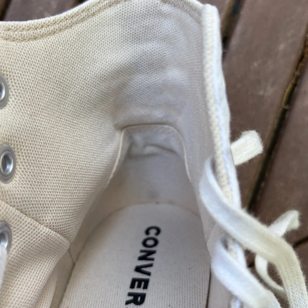 Converse White High-Top Sneakers - Picture 7 of 10